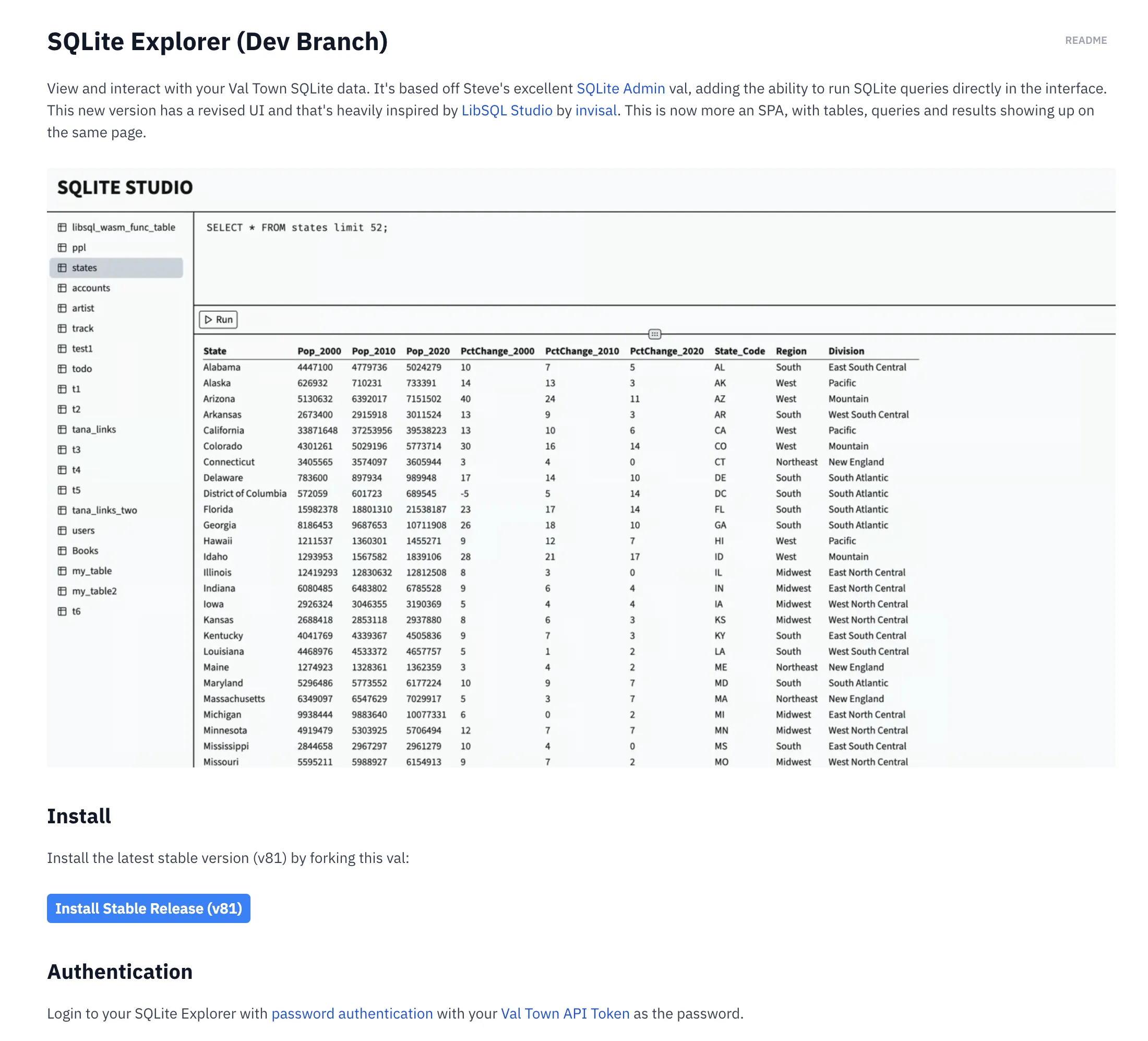 Val Editor with annotations showing different val types, publicly hosted url, 100ms deploys, ai suggestions, etc